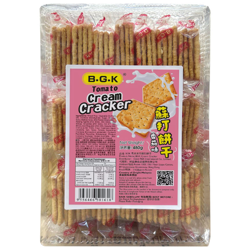 BGK 马来西亚苏打饼干（番茄味）480g