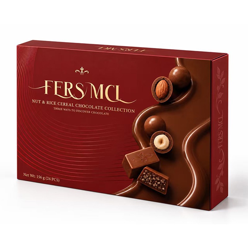 FERSMCL 坚果米脆谷物巧克力礼盒 24 枚装